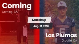 Matchup: Corning  vs. Las Plumas  2018