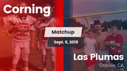 Matchup: Corning  vs. Las Plumas  2019