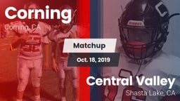 Matchup: Corning  vs. Central Valley  2019