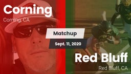 Matchup: Corning  vs. Red Bluff  2020