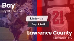 Matchup: Bay  vs. Lawrence County  2017