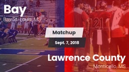 Matchup: Bay  vs. Lawrence County  2018