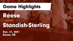 Reese  vs Standish-Sterling  Game Highlights - Dec. 21, 2021