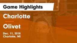 Charlotte  vs Olivet  Game Highlights - Dec. 11, 2018