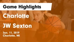 Charlotte  vs JW Sexton  Game Highlights - Jan. 11, 2019
