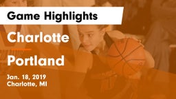 Charlotte  vs Portland  Game Highlights - Jan. 18, 2019