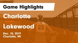 Charlotte  vs Lakewood  Game Highlights - Dec. 10, 2019
