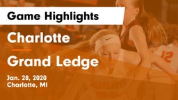 Charlotte  vs Grand Ledge  Game Highlights - Jan. 28, 2020