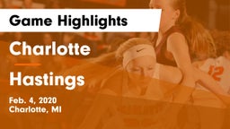 Charlotte  vs Hastings  Game Highlights - Feb. 4, 2020
