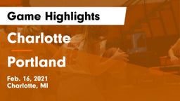 Charlotte  vs Portland  Game Highlights - Feb. 16, 2021