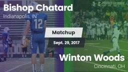 Matchup: Bishop Chatard High vs. Winton Woods  2017