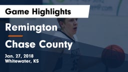 Remington  vs Chase County  Game Highlights - Jan. 27, 2018