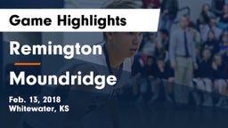 Remington  vs Moundridge  Game Highlights - Feb. 13, 2018