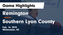 Remington  vs Southern Lyon County Game Highlights - Feb. 16, 2018