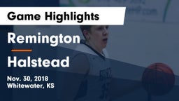 Remington  vs Halstead  Game Highlights - Nov. 30, 2018