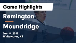 Remington  vs Moundridge  Game Highlights - Jan. 8, 2019