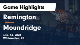 Remington  vs Moundridge  Game Highlights - Jan. 14, 2020