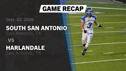 Recap: South San Antonio  vs. Harlandale  2016