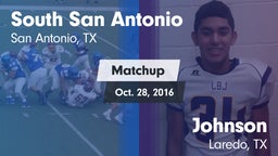 Matchup: South San Antonio vs. Johnson  2016