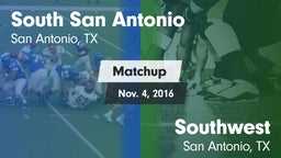 Matchup: South San Antonio vs. Southwest  2016