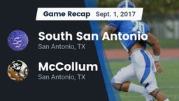 Recap: South San Antonio  vs. McCollum  2017