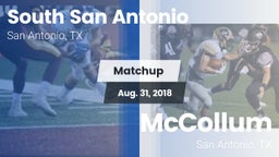 Matchup: South San Antonio vs. McCollum  2018