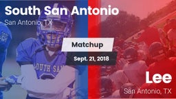 Matchup: South San Antonio vs. Lee  2018