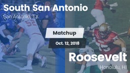 Matchup: South San Antonio vs. Roosevelt  2018