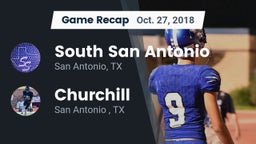 Recap: South San Antonio  vs. Churchill  2018