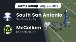 Recap: South San Antonio  vs. McCollum  2019