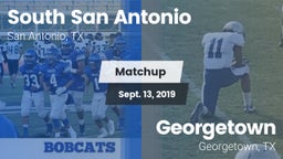Matchup: South San Antonio vs. Georgetown  2019