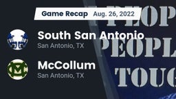 Recap: South San Antonio  vs. McCollum  2022