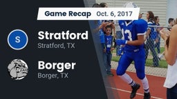 Recap: Stratford  vs. Borger  2017