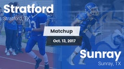 Matchup: Stratford High vs. Sunray  2017