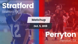 Matchup: Stratford High vs. Perryton  2018