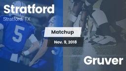 Matchup: Stratford High vs. Gruver  2018
