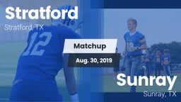 Matchup: Stratford High vs. Sunray  2019