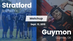 Matchup: Stratford High vs. Guymon  2019