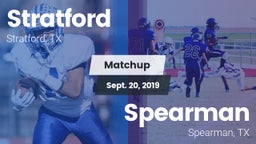Matchup: Stratford High vs. Spearman  2019
