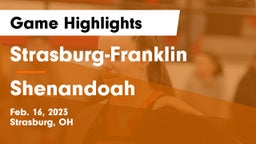 Strasburg-Franklin  vs Shenandoah  Game Highlights - Feb. 16, 2023