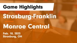Strasburg-Franklin  vs Monroe Central  Game Highlights - Feb. 18, 2023