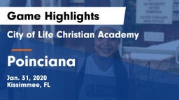 City of Life Christian Academy  vs Poinciana  Game Highlights - Jan. 31, 2020