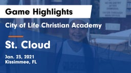City of Life Christian Academy  vs St. Cloud  Game Highlights - Jan. 23, 2021