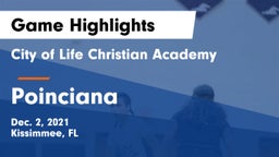 City of Life Christian Academy  vs Poinciana  Game Highlights - Dec. 2, 2021