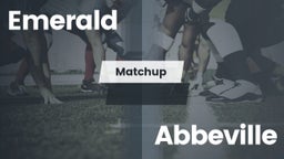 Matchup: Emerald  vs. Abbeville  2016