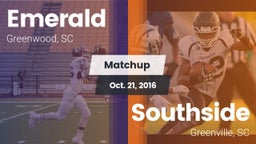 Matchup: Emerald  vs. Southside  2016