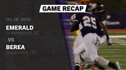 Recap: Emerald  vs. Berea  2016