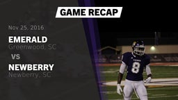 Recap: Emerald  vs. Newberry  2016