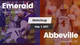 Matchup: Emerald  vs. Abbeville  2017
