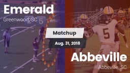 Matchup: Emerald  vs. Abbeville  2018